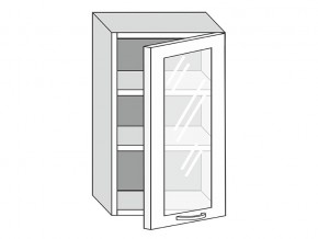 19.50.3 Шкаф настенный (h=913) на 500мм с 1-ой стекл. дверцей в Надыме - nadym.magazin-mebel74.ru | фото