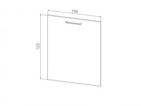 П 60 Комплект для посудомоечной машины 600 мм (цоколь + фасад) ЛДСП в Надыме - nadym.magazin-mebel74.ru | фото